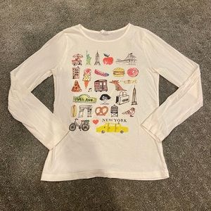 Girls New York tee